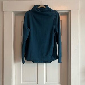 Teal Long Sleeve Turtleneck Top